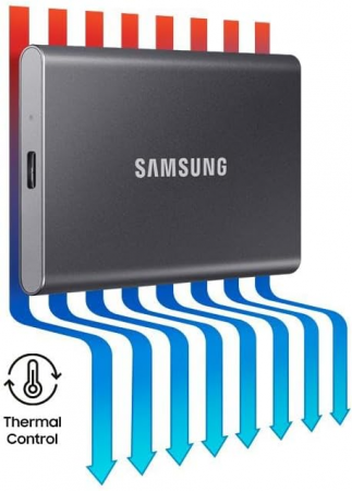 Купить SSD накопитель Портативний SSD SAMSUNG 4TB USB 3.2 Gen 2 Type-C T7 Shield (MU-PC4T0T/WW) | Фото 5
