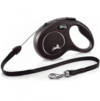 Повідець-рулетка Flexi New Classic S 8 м Чорний (4000498022726) Повідець-рулетка Flexi New Classic S 8 м Чорний (4000498022726) | Фото 1