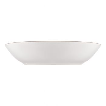 Купить тарелку, блюдо Тарілка супова ARDESTO Asti, 790мл, 20.2см, біло-бежевий (AR1420AB) | Фото 3