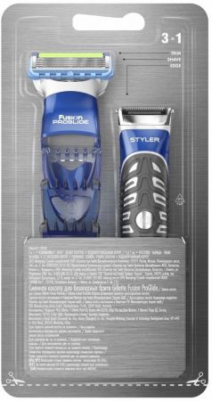 Бритва-стайлер GILLETTE Fusion ProGlide Styler 1 змінна касета ProGlide Power + 3 насадки (7702018273386) | Фото 11