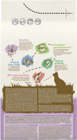 Purina Cat Chow Sensitive з чутливою шкірою та травленням з лососем 1.5 кг (7613035394131) | Фото 5