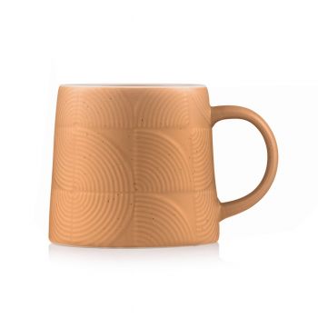 Купить чашку, кружку Чашка ARDESTO Dafne, 420мл, кераміка, коричневий (AR3067B) | Фото 3