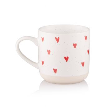 Купить чашку, кружку Чашка ARDESTO Heart, 350мл, кераміка, білий (AR3075) | Фото 3