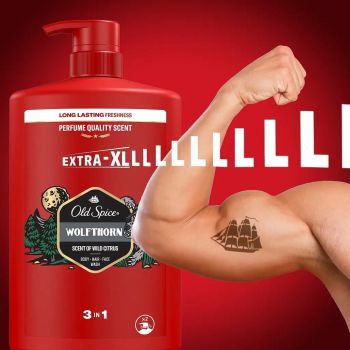Гель для душу Old Spice Wolfthorn 1000мл (8700216452588) | Фото 12