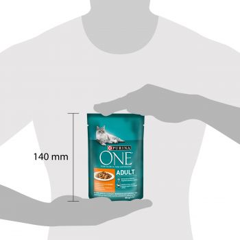 Purina One Adult з куркою та зеленою квасолею 85 г (7613038255743) | Фото 2