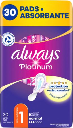 Прокладки гігієнічні ALWAYS Platinum Normal 1 30 шт (8001841913803) | Фото 2
