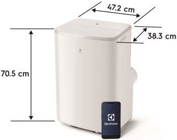 Мобільний кондиціонер ELECTROLUX Comfort 600 EXP26U339HW | Фото 2