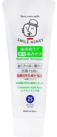 Zettoc Smile Honey Activation of Cellular Tissue у разі зап/ і кровотеч ясен 120 г (4582118954223) | Фото 2