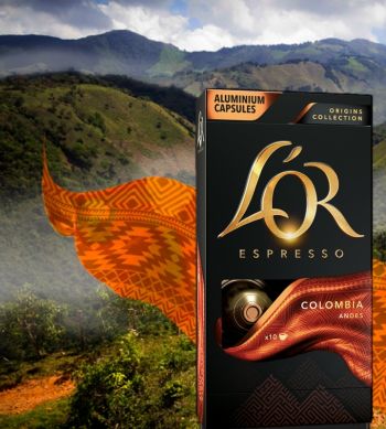 Кава L`OR капсули Espresso Colombia, 100% арабіка , 10шт, Nespresso (8711000360613) | Фото 5