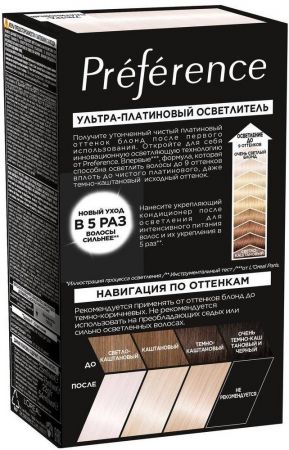 Фарба для волосся L'Oréal Paris Preference Ультраплатинова (3600522272960) Фарба для волосся L'Oréal Paris Preference Ультраплатинова (3600522272960) | Фото 7