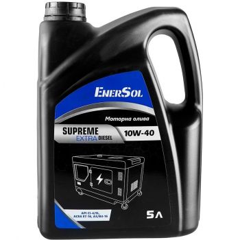 Моторна олива EnerSol для дизельних двигунів 5л (SUPREME-DIESEL 10W40 5L) | Фото 1