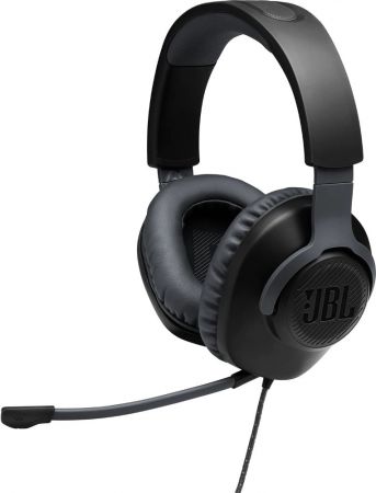 Ігрова гарнітура JBL Quantum 100 Black (JBLQUANTUM100BLK) | Фото 1