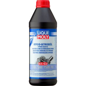 Олива трансмісійна LIQUI MOLY Hypoid-Getriebeoil GL4/GL5 TDL SAE 75W-90 1л. (4100420014079) Олива трансмісійна LIQUI MOLY Hypoid-Getriebeoil GL4/GL5 TDL SAE 75W-90 1л. (4100420014079) | Фото 1