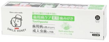 Zettoc SMILE HONEY Zettoc BL Сприяє циркуляції крові, 120г (4582118954209) Купить зубную пасту и ополаскиватель Zettoc SMILE HONEY Zettoc BL Сприяє циркуляції крові, 120г (4582118954209) | Фото 2