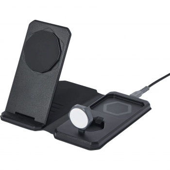 Бездротовий зарядний пристрій UAG 3в1 Travel Charger, Black/Grey (9B4412114030) | Фото 1