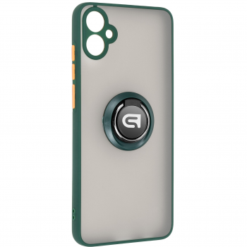 Чохол ArmorStandart Frosted Matte Ring для SAMSUNG A05 (A055) Dark Green (ARM72761) | Фото 1