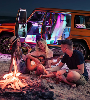 Набір розумного підсвічування для автомобіля Govee H7090 RGBIC Interior Car Lights, чорний Набір розумного підсвічування для автомобіля Govee H7090 RGBIC Interior Car Lights, чорний | Фото 5