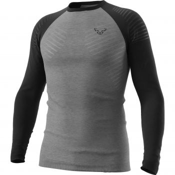 Термофутболка чоловіча Dynafit Tour Light Merino M L/S Tee L чорна | Фото 1