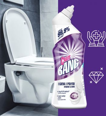 Засіб для чищення туалетів Cillit Bang Сила відбілювання 750 мл (5900627061543) | Фото 4