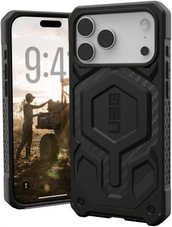 Чохол UAG для APPLE iPhone 17 Pro Max Monarch Pro MagSafe Carbon Fiber (114514114242) Чохол UAG для APPLE iPhone 17 Pro Max Monarch Pro MagSafe Carbon Fiber (114514114242) | Фото 11