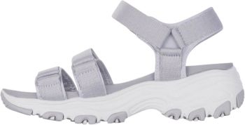 Сандалі жіночі Skechers D'lites - Fresh Catch 31514 GRY 39 (9 US) сірі | Фото 5
