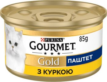 Упаковка вологого корму для кішок Gourmet Gold Паштет із куркою 24 шт по 85г(7613031381500) | Фото 2