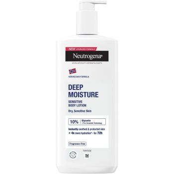 Лосьйон для тіла Neutrogena Глибоке зволоження для чутливої ​​шкіри 400 мл (3574660527452) | Фото 1