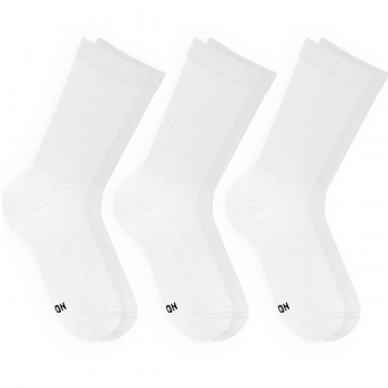 Набір шкарпеток NOSKAR White Essentials 36-40 3 пари білі (setwhiteessentialssocks36) | Фото 1