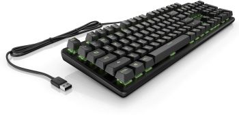 Ігрова клавіатура HP Pavilion Gaming 550 RGB 104key Red Hybrid USB Black (9LY71AA) Ігрова клавіатура HP Pavilion Gaming 550 RGB 104key Red Hybrid USB Black (9LY71AA) | Фото 2