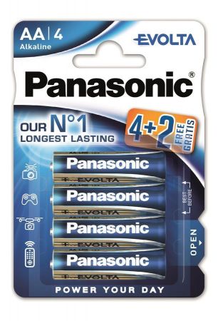 PANASONIC EVOLTA AA BLI(4+2) ALKALINE (LR6EGE/6B2F) | Фото 1