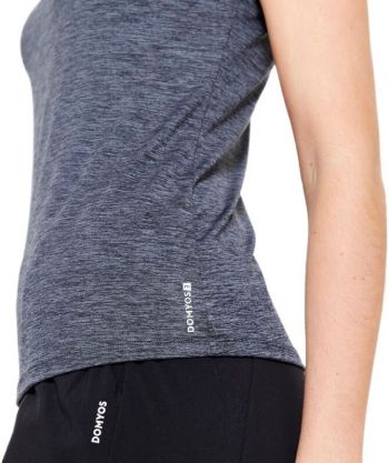 Футболка жіноча для фітнесу Domyos FTS 100 8806766 2XL сіра (4878781_Domyos) Футболка жіноча для фітнесу Domyos FTS 100 8806766 2XL сіра (4878781_Domyos) | Фото 4