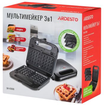 Купить бутербродницу Мультимейкер ARDESTO SM-H300B | Фото 2