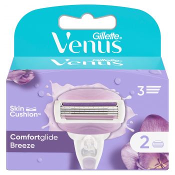 Купить сменный картридж для бритвенных станков Змінні картриджі GILLETTE Venus Breeze 2шт (7702018886432) | Фото 6