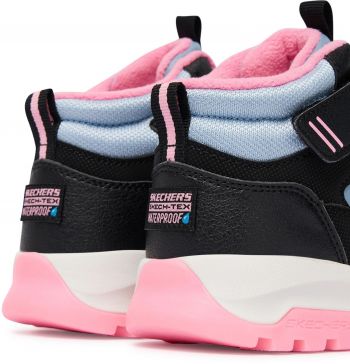 Черевики підліткові для дівчинки Skechers Storm Blazer 303493L BKLP 32 (1 US) чорні /блакитний | Фото 6