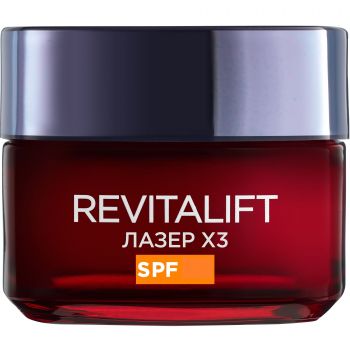 Крем-догляд денний L'Oreal Paris Revitalift Laser Х3 Регенеруючий із SPF-25 50мл (3600523448746) | Фото 1