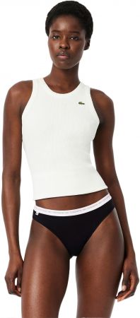 Жіночі труси-сліпи Lacoste 8F1338031 M 3 шт. чорний-антрацит (8F1338031TM) | Фото 2