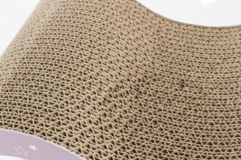 Дряпка для кошенят Trixie Junior картон, світло-бузкова/м'ята, 38х7х18 см (4011905480121) | Фото 3