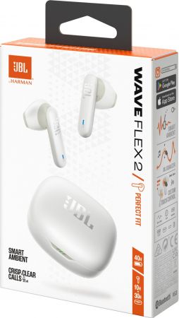 Навушники JBL Wave Flex 2 White (JBLWFLEX2WHT) Навушники JBL Wave Flex 2 White (JBLWFLEX2WHT) | Фото 11