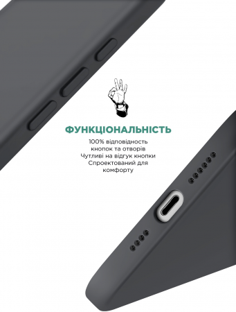 Чохол ArmorStandart ICON2 MagSafe для APPLE iPhone 16 Black (ARM80211) Чохол ArmorStandart ICON2 MagSafe для APPLE iPhone 16 Black (ARM80211) | Фото 8