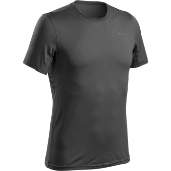 Футболка чоловіча для туризму Quechua MH100 8316244 M темно-сіра (338287_Quechua) Футболка чоловіча для туризму Quechua MH100 8316244 M темно-сіра (338287_Quechua) | Фото 1