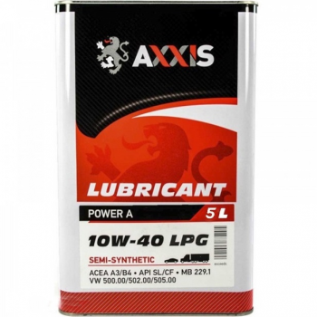 Олива моторна Axxis LPG Power A 10W-40 5л (AX-2176) (48021286118) | Фото 1