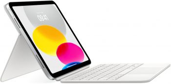 Чохол-клавіатура APPLE Magic Keyboard Folio для iPad (10th gen) UA, White (MQDP3UA/A) Чохол-клавіатура APPLE Magic Keyboard Folio для iPad (10th gen) UA, White (MQDP3UA/A) | Фото 2