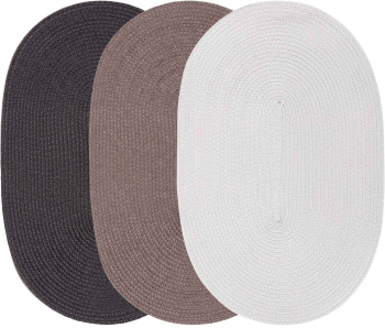 Килимок сервірувальний ARDESTO, 30х45см, поліпропілен, овальний, коричневий (AR3322OBR) | Фото 3