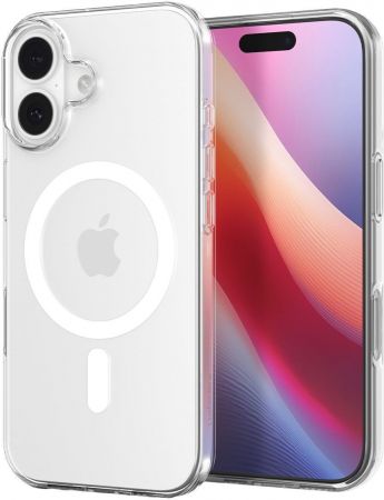 Чохол Spigen для APPLE iPhone 17 Liquid Crystal MagFit Clear White (ACS10397) | Фото 3