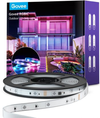 Стрічка світлодіодна розумна Govee H6172 Phantasy Outdoor LED RGBIC Strip Lights (H61723D1) Стрічка світлодіодна розумна Govee H6172 Phantasy Outdoor LED RGBIC Strip Lights (H61723D1) | Фото 9