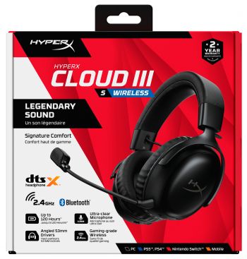 Ігрова гарнітура HyperX Cloud III S Black (A59YZAA) Ігрова гарнітура HyperX Cloud III S Black (A59YZAA) | Фото 12