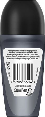 Антиперспірант кульковий Rexona Men Invisible On Black+White Clothes 50мл Антиперспірант кульковий Rexona Men Invisible On Black+White Clothes 50мл | Фото 2