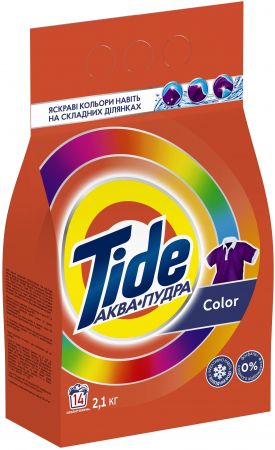 Пральний порошок TIDE Аква-Пудра Колір Автомат 2.1кг (8006540534274) | Фото 4
