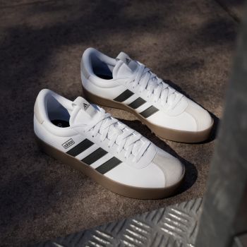 Кеди чоловічі Adidas Vl Court 3.0 ID6285 44 (9,5 UK) білі/чорні (4067886698994	) | Фото 3