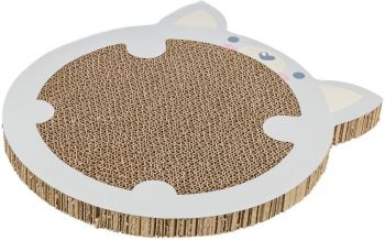 Дряпка Trixie картонна в формі хом'яка з котячою м'ятою 31х2,5х32,5см світло-сіра (4011905480411) | Фото 3